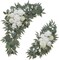 Set of 2 - Artificial Flower Swag for Wedding Welcome Signs Floral Decorations